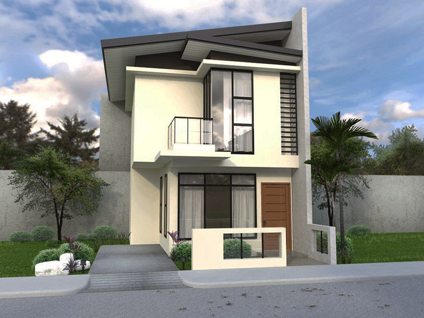 Collection 50 Beautiful Narrow  House  Design  for a 2 Story 