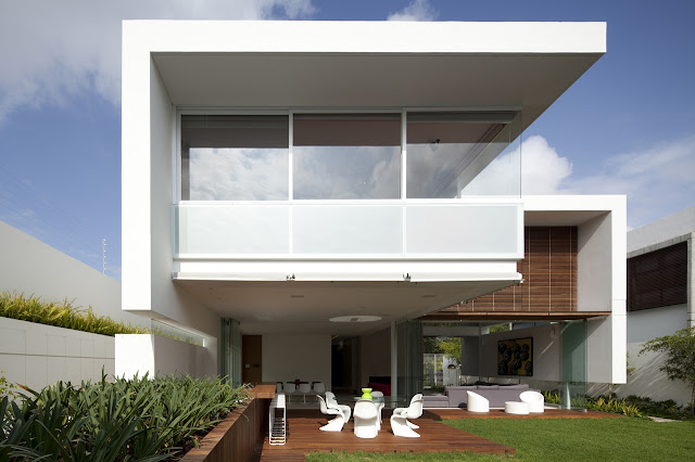 Modern two story home and open terrace