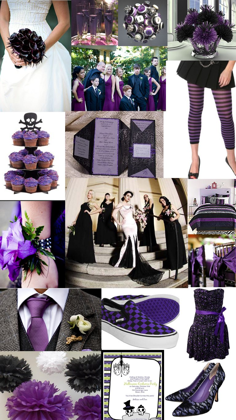 Halloween Black and Purple