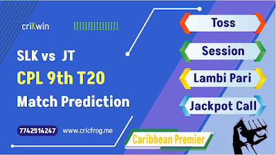 CPL T20 Jamaica vs Lucia 9th Today’s Match Prediction ball by ball