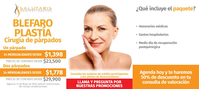 Paquete Blefaroplastia Parpados Caidos Ojeras Guadalajara Mexico