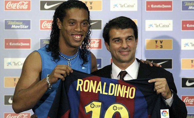 Vuelve al FC Barcelona el presidente que fichó a Ronaldinho, que mantuvo a Messi, que apostó por Guardiola: Joan Laporta 