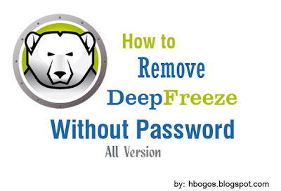 How  To Uninstall Deep Freeze Without Password