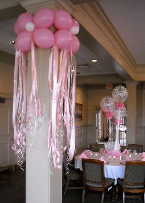 Decorar un baby shower con globos