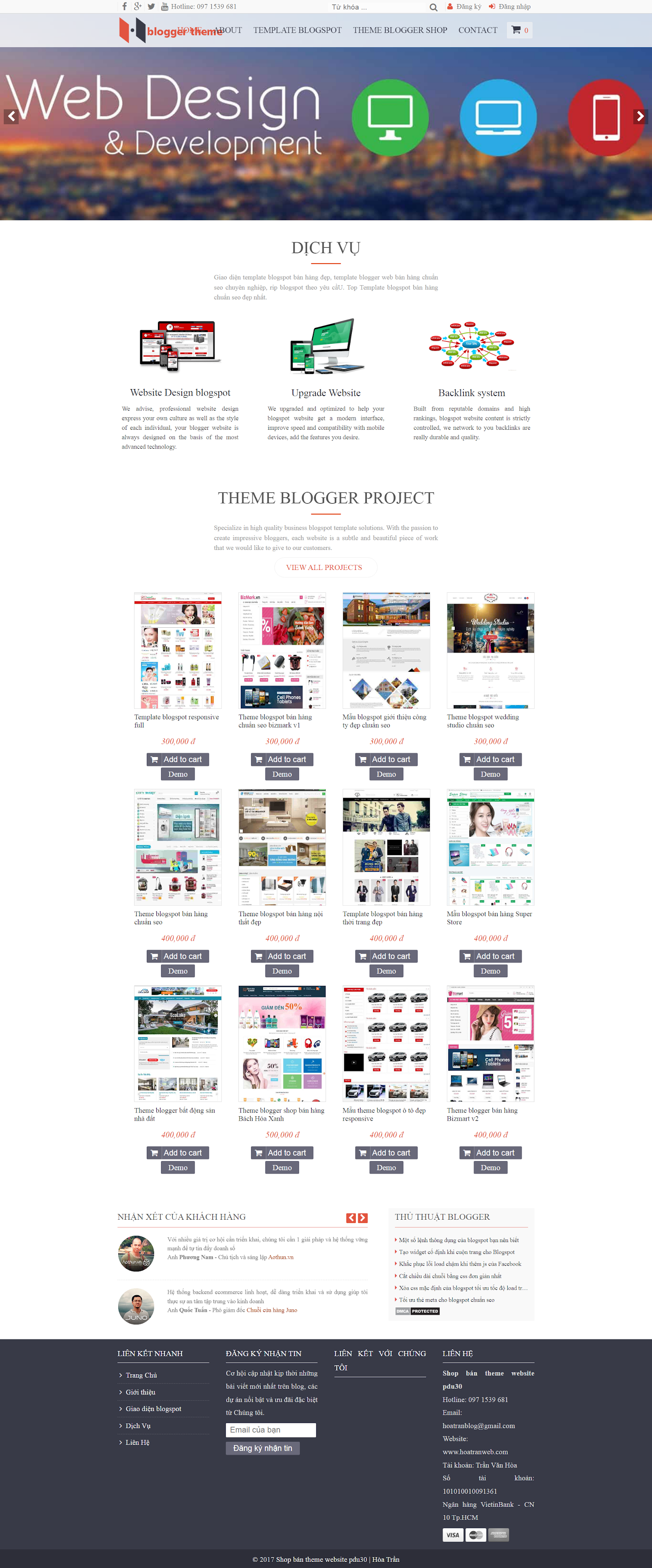Theme blogger template blogspot shop web