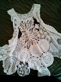 boho doily vest 