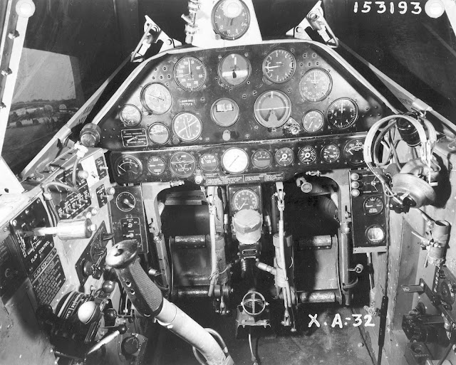 Brewster XA-32 cockpit