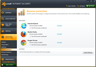 Avast Free Antivirus 2012 Screenshot