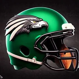 North Texas Mean Green College Football Concept Helmets and Art.
