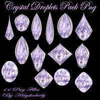 Crystal droplets Pack PNG tubes