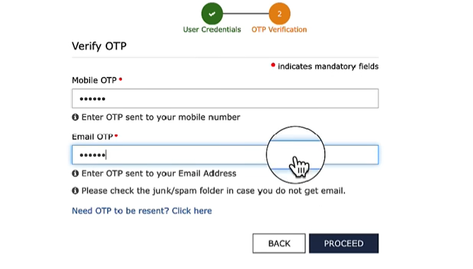 gst me mobile number or emial id requid hai