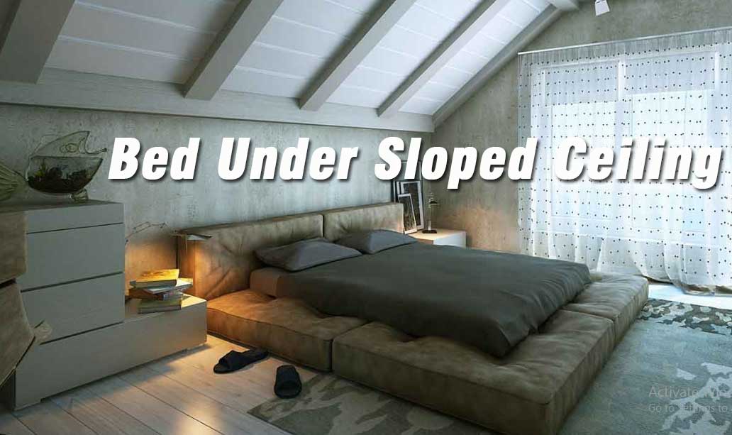 Bed Under Sloped Ceiling