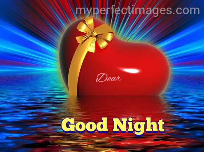 good night heart images download with love