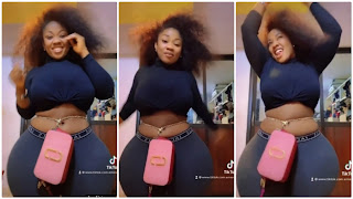 Gnamien Marie Noēlle Kouassi shows off her figure in a dance video