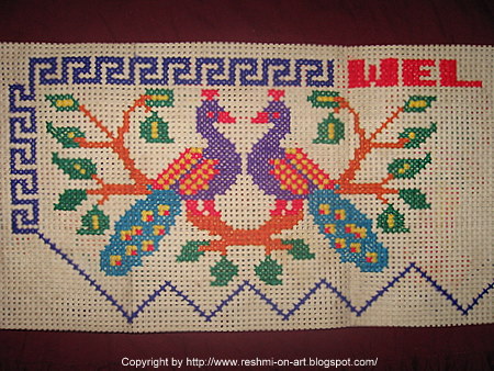 Cross-Stitch-Peacock-Design