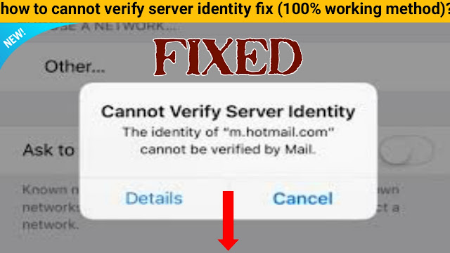 how-to-cannot-verify-server-identity-fix-2022,how to cannot verify server identity fix,cannot verify server identity fix,cannot verify server identity solved,cannot verify server identity how to fix,cannot verify server identity error code