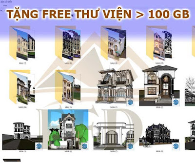 Thư viện nhà sketchup