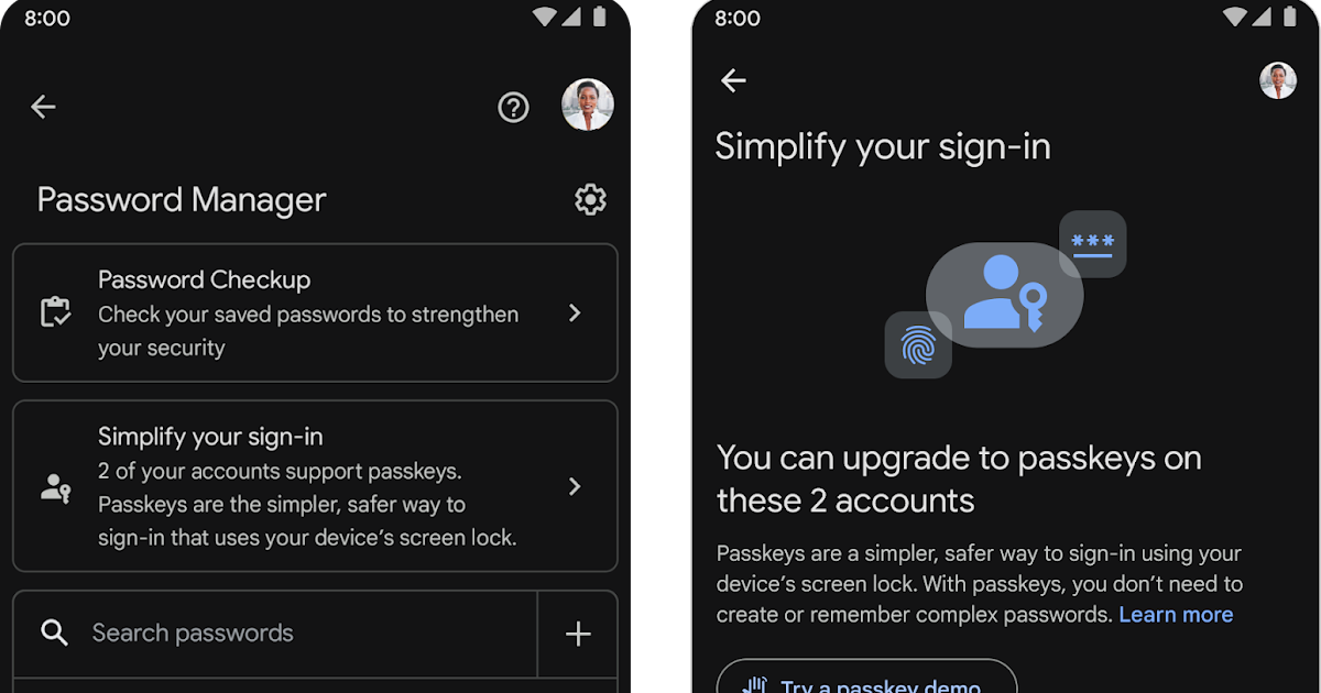 Effortlessly upgrade to Passkeys on Pixel phones with Google Password Manager