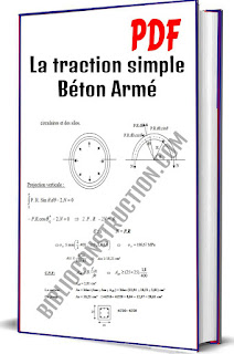 La traction simple Béton Armé PDF, Définition, Tirants rectilignes, Tirants circulaires, Détermination des armatures, Condition de non-fragilité, E.L.U, E.L.S, Armatures transversales, Application