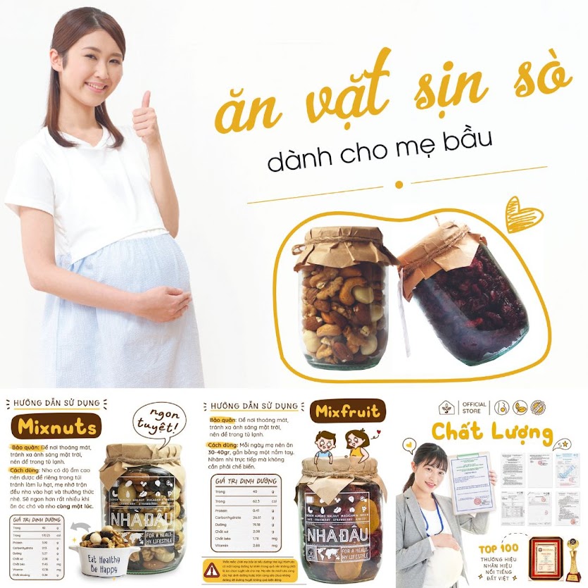 [A36] Mẹ Bầu tháng thứ 3 nên chọn món ăn vặt nào an toàn?