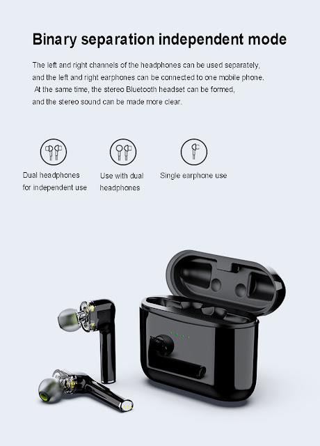 Sanag BTW116 QCC3020 APT TWS bluetooth Earphone Dual Dynamic HiFi Stereo Bass Headphone for iPhone Xiaomi Huawei