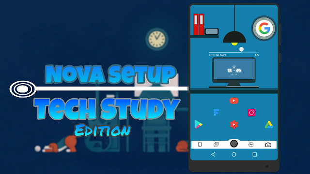 Nova Launcher setup Tech Study Edition cool #6M.Hindi