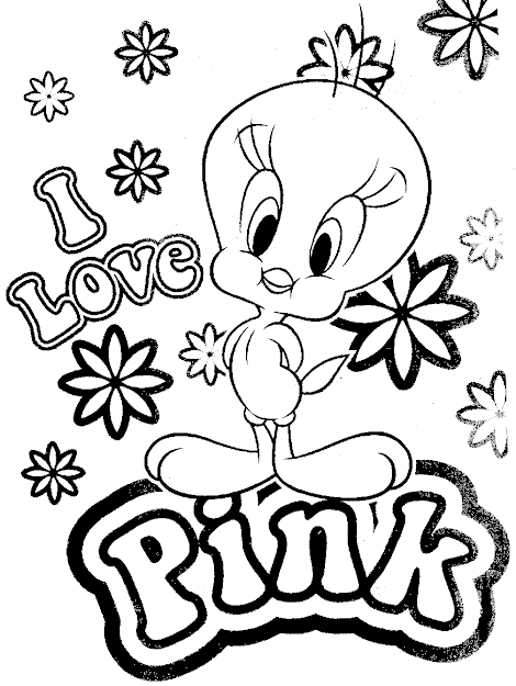 Tweety Bird Coloring Sheets