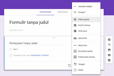 cara membuat survei online menggunakan google form