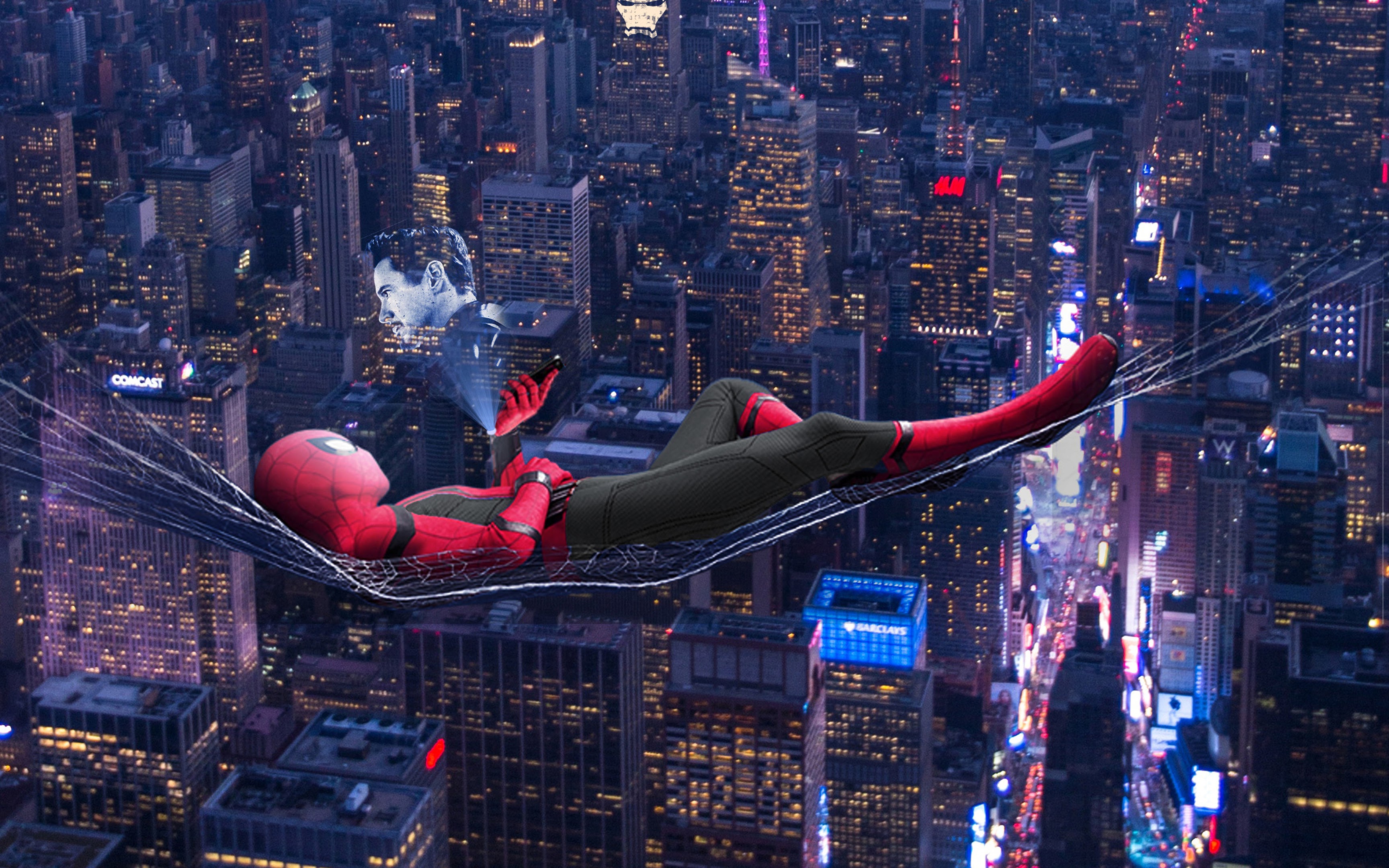 Spider  Man  Far  From Home  Spider  Man  Tony Stark 4K  57 