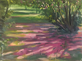 pleinairpainting, Blossoms, oilpainting