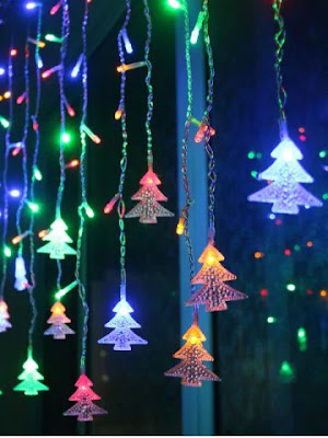 Christmas Tree Pendant LED String Light Indoor Decoration Supplies
