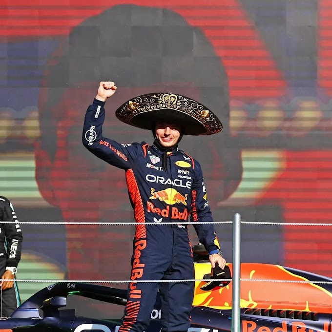 Max Verstappen passeia no México e iguala marca de Prost