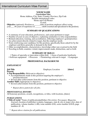 Contoh CV  Contoh Curriculum Vitae Bahasa Indonesia 