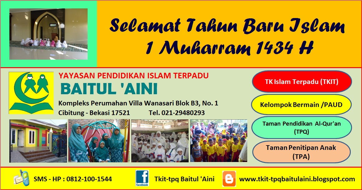 TKIT-TPQ BAITUL 'AINI: Selamat Tahun Baru Islam 1 Muharram 