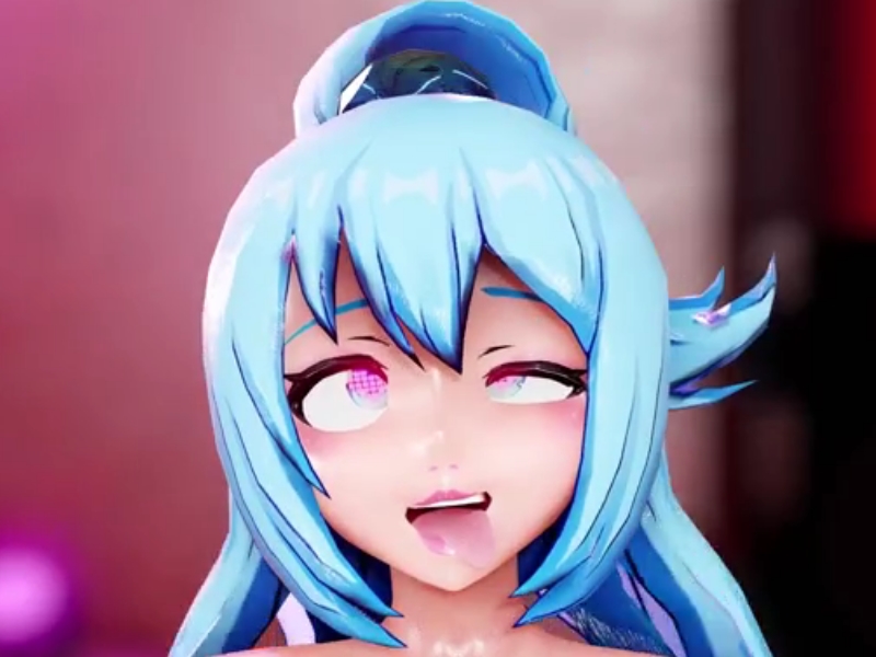 Konosuba - Aqua se destaca em nova animação +18 - AnimeNew