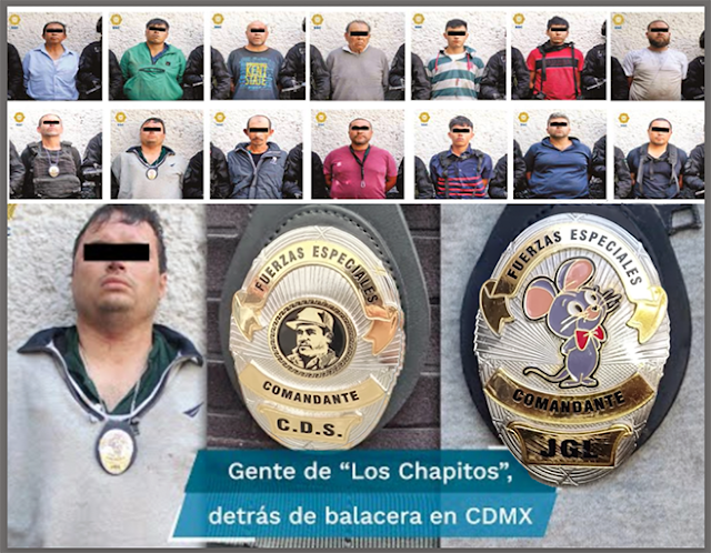 Sicarios de las Especiales El Ratón? 14 integrantes del Cartél de Sinaloa andaban bien perdidos en la CDMX