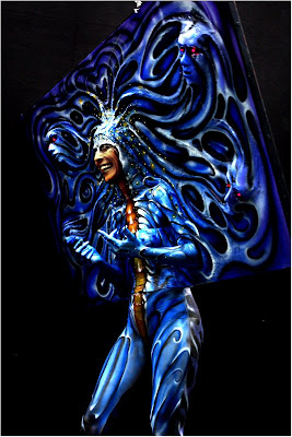 The Beauty Girl Body Painting Full Idea