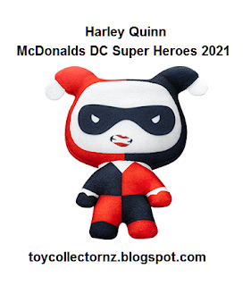 McDonalds DC Super Heroes Happy Meal Toy 2021 - Harley Quinn Toy Plush