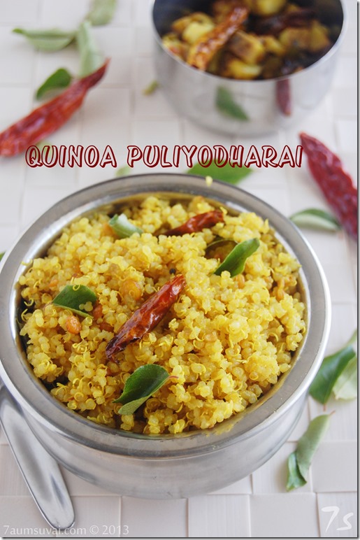 Quinoa puliyodharai