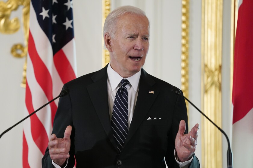 Joe Biden aseguró que EEUU intervendrá militarmente si China trata de tomar Taiwán por la fuerza