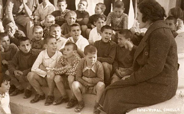 Justa Freire y otras maestras republicanas en Madrid