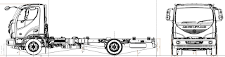 Ashok Leyland Boss 1215HB Chassis Drawings