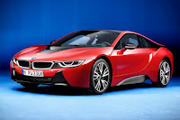 BMW i8 Protonic Red Edition (2016) Front Side