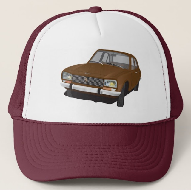 Classic Peugeot 504 trucker hat cap