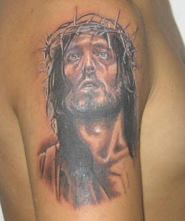 jesus tattoos, tattoos