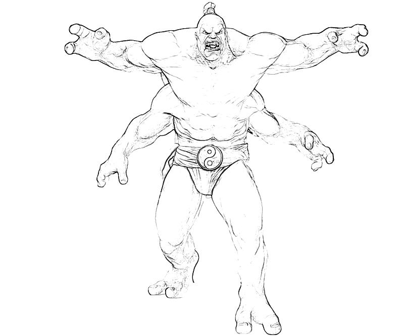 printable-mortal-combat-goro-ladder-cartoon_coloring-pages