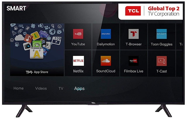 TCL 80 cm (32 Inches) HD Ready LED Smart TV 32S62S (Black)