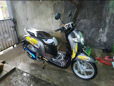 100 Gambar Modifikasi Motor Scoopy Terbaru 2019 Keren 