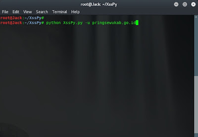 Cara Scan Celah XSS dengan XssPy Scanner