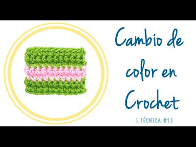 CÓMO CAMBIAR DE COLOR EN CROCHET (técnica #1) | Patrones Valhalla